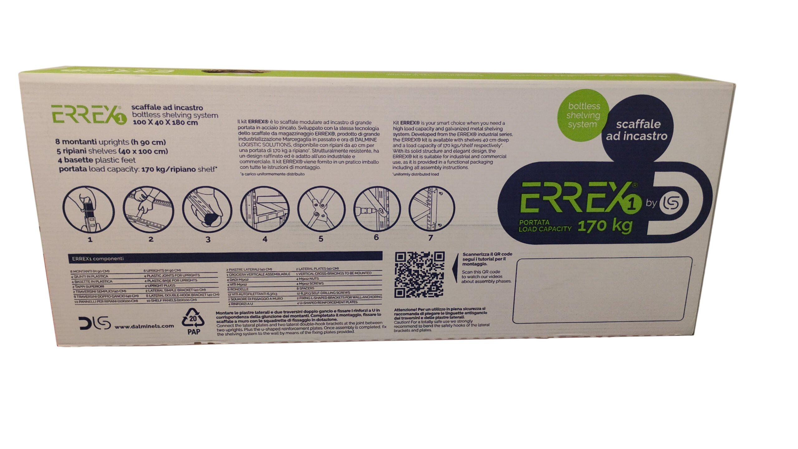 ERREX HOTOVÝ REGÁL 400X1000X1800 - Obrázek 3
