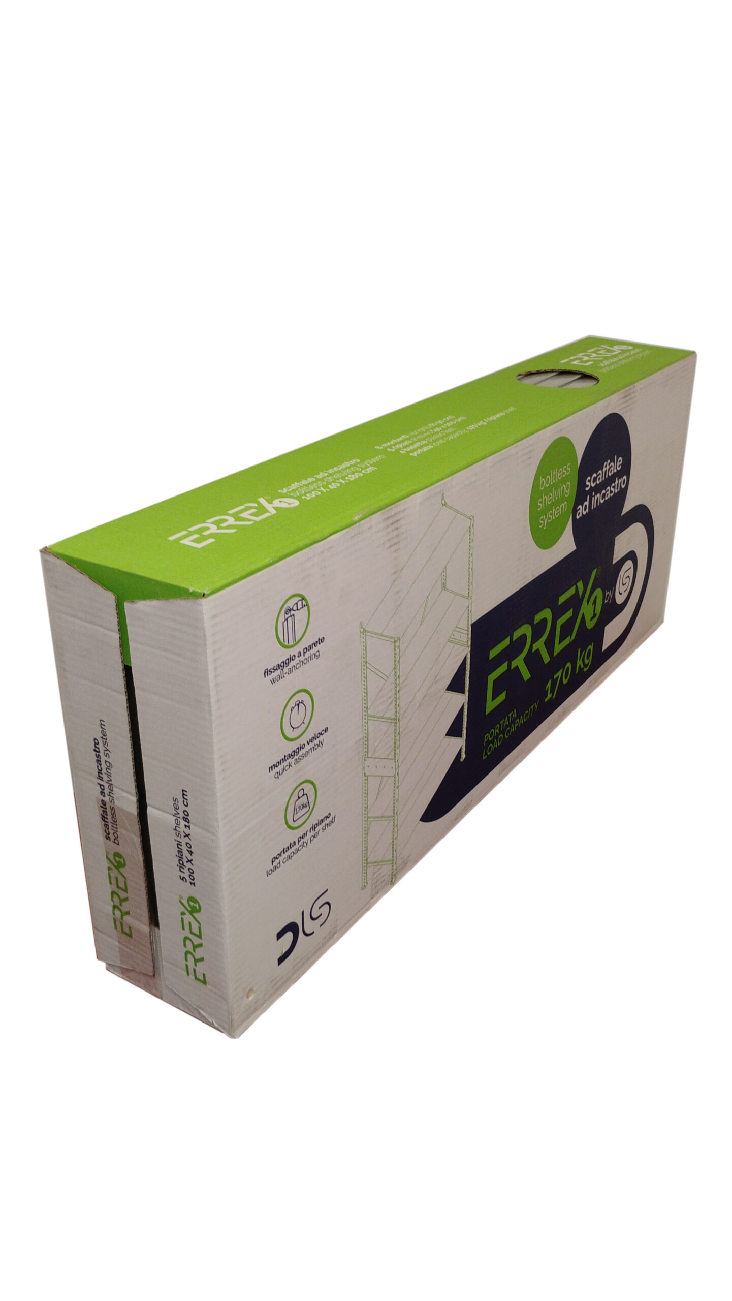 ERREX HOTOVÝ REGÁL 400X1000X1800 - Obrázek 4